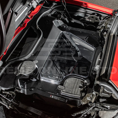 Corvette C8 HTC DRY Carbon Fiber Engine Bay Panel Cover image 90