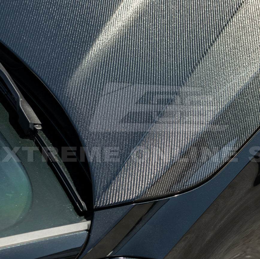 2023-Up BMW G87 M2 | V Style CARBON FIBER Front Vented Heat Extraction Hood image 15