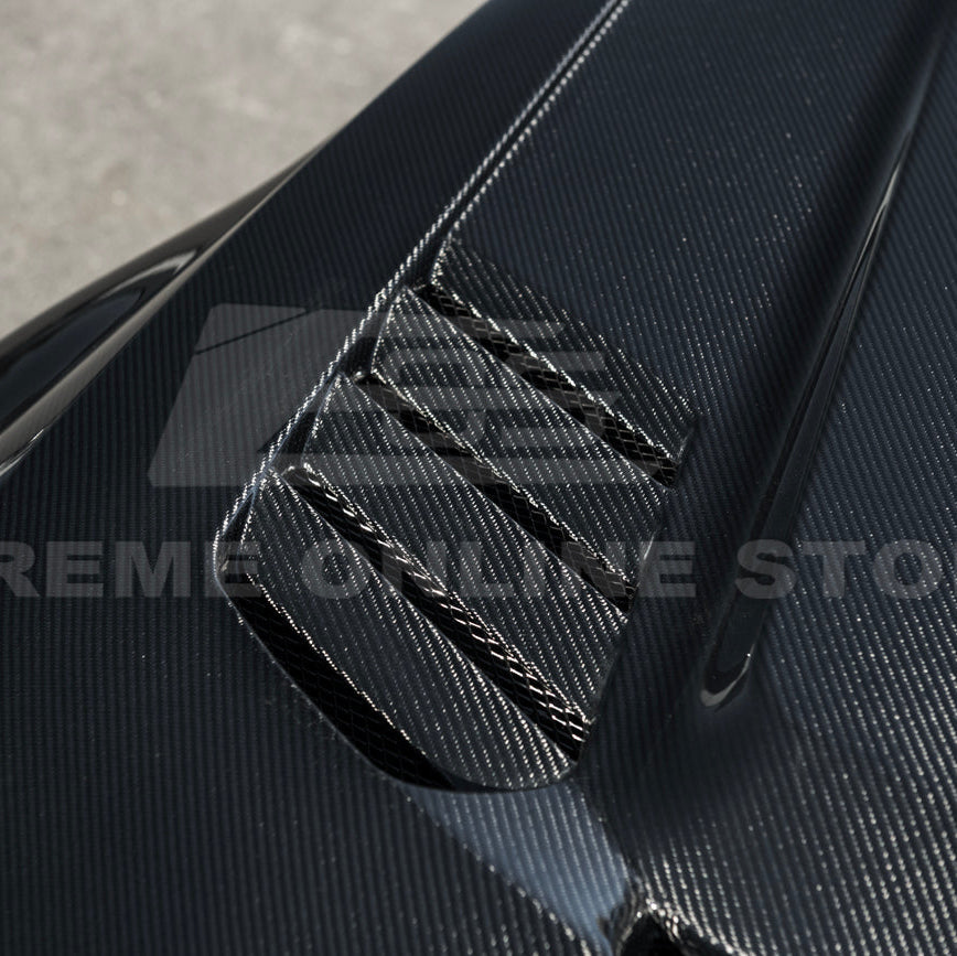 2023-Up BMW G87 M2 | V Style CARBON FIBER Front Vented Heat Extraction Hood image 16