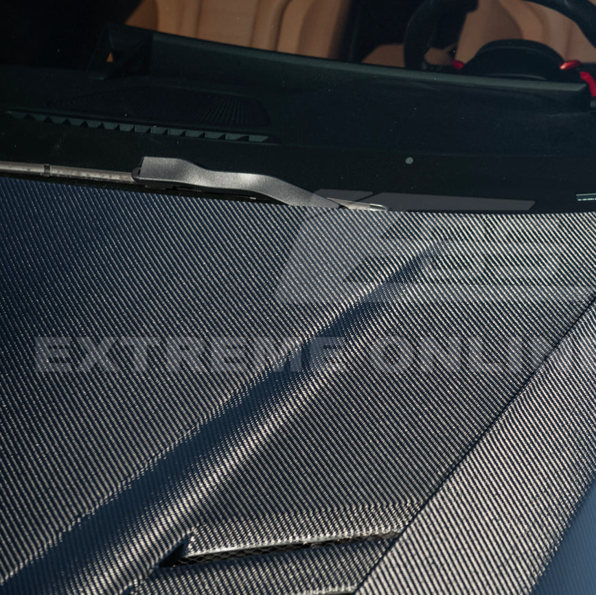 2023-Up BMW G87 M2 | V Style CARBON FIBER Front Vented Heat Extraction Hood image 17