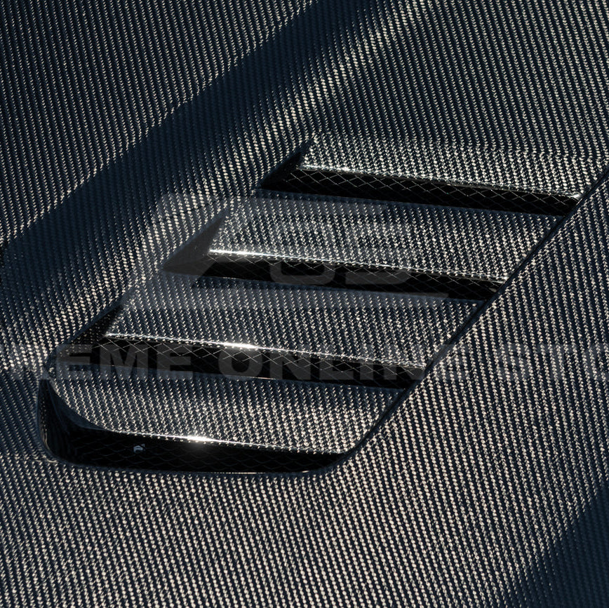 2023-Up BMW G87 M2 | V Style CARBON FIBER Front Vented Heat Extraction Hood image 18