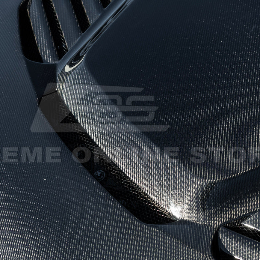 2023-Up BMW G87 M2 | V Style CARBON FIBER Front Vented Heat Extraction Hood image 19