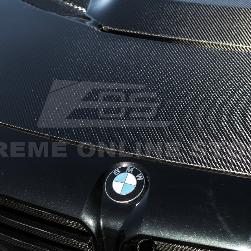 2023-Up BMW G87 M2 | V Style CARBON FIBER Front Vented Heat Extraction Hood image 20