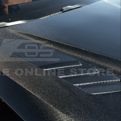 2023-Up BMW G87 M2 | V Style CARBON FIBER Front Vented Heat Extraction Hood image 22