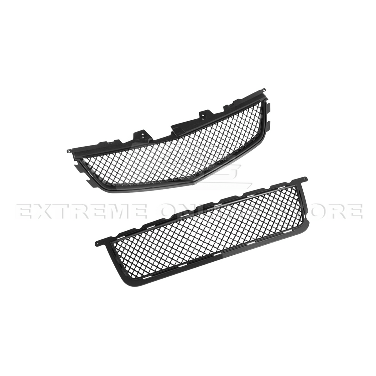 2009-15 Cadillac CTS-V Front Upper Lower Badgeless Grille image 20
