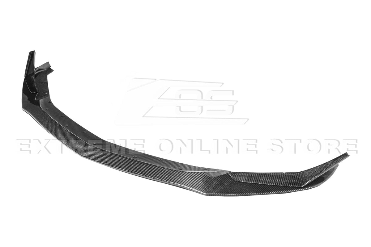 2020-24 Cadillac CT5-V Blackwing Package Style Carbon Fiber Front Lip Splitter Canards image 8
