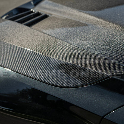 2023-Up BMW G87 M2 | V Style CARBON FIBER Front Vented Heat Extraction Hood image 24