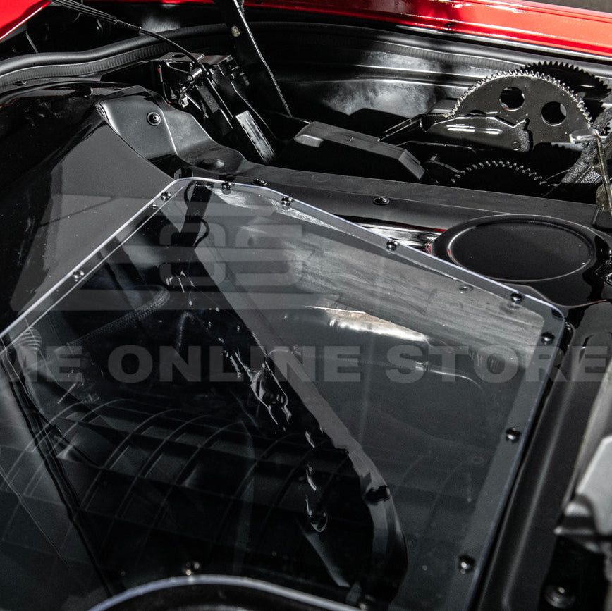 Corvette C8 HTC DRY Carbon Fiber Engine Bay Panel Cover image 92