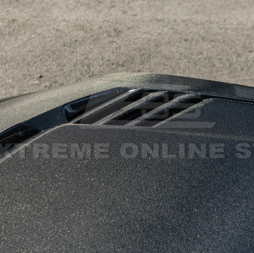 2023-Up BMW G87 M2 | V Style CARBON FIBER Front Vented Heat Extraction Hood image 26