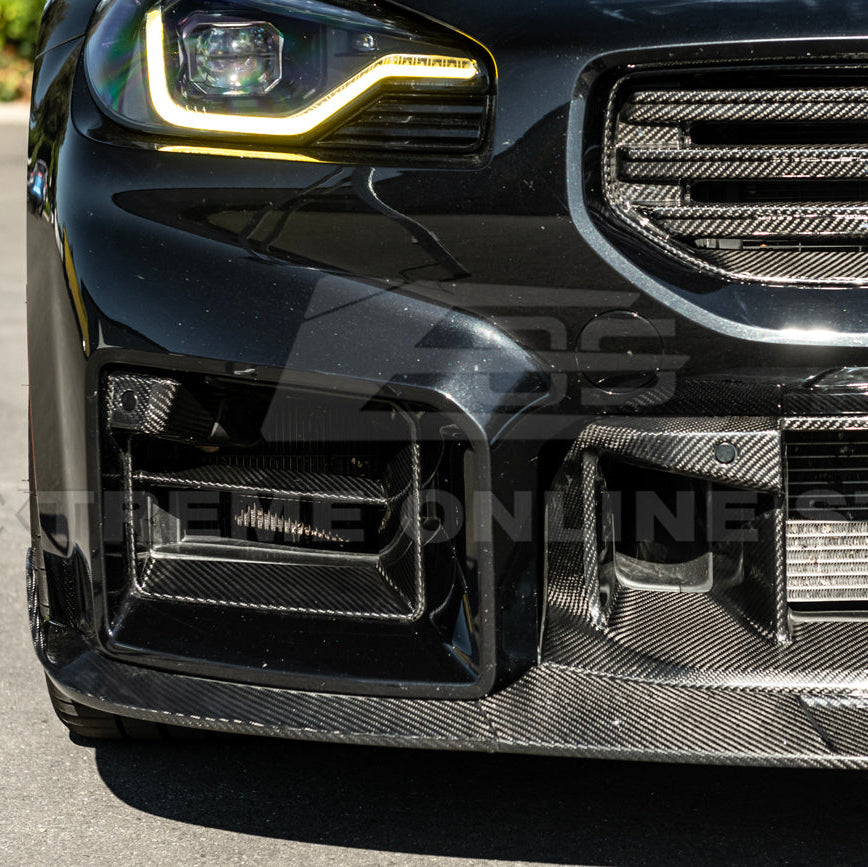 2023-Up BMW G87 M2 Factory Style DRY Carbon Fiber Front Side Duct Vents image 11