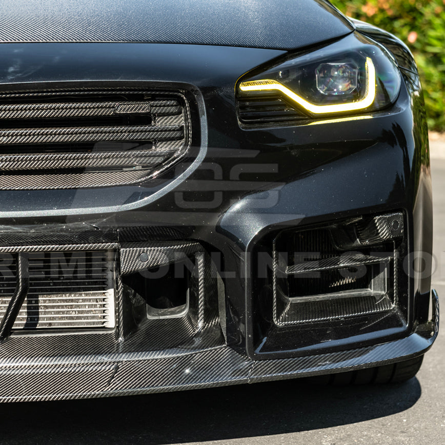 2023-Up BMW G87 M2 Factory Style DRY Carbon Fiber Front Side Duct Vents image 12
