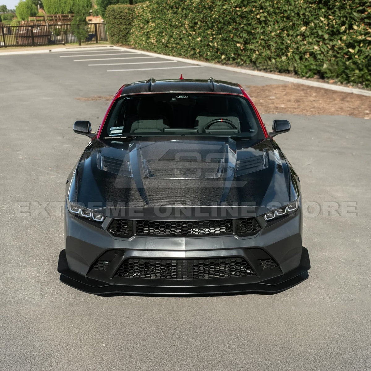 2015-Up Ford Mustang S650 Coupe Dry CARBON FIBER Tape-On Top Roof Panel Cover image 5