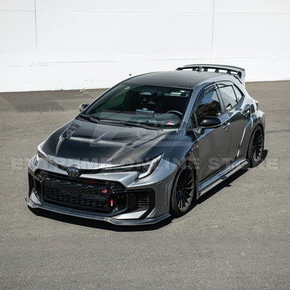 2023-Up Toyota GR Corolla VRS Style Front Vented Bumper Hood image 3