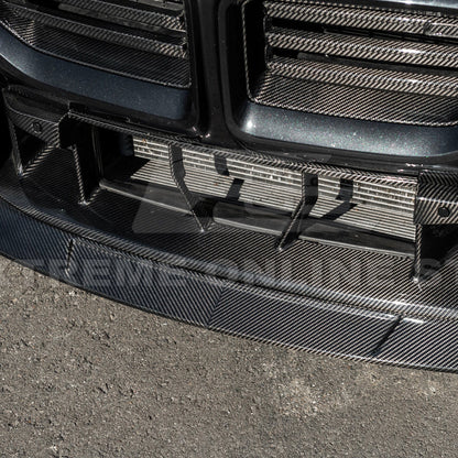 2023-Up BMW G87 M2 | TR Style 3PCS Dry Carbon Fiber Front Bumper Splitter Lip image 17