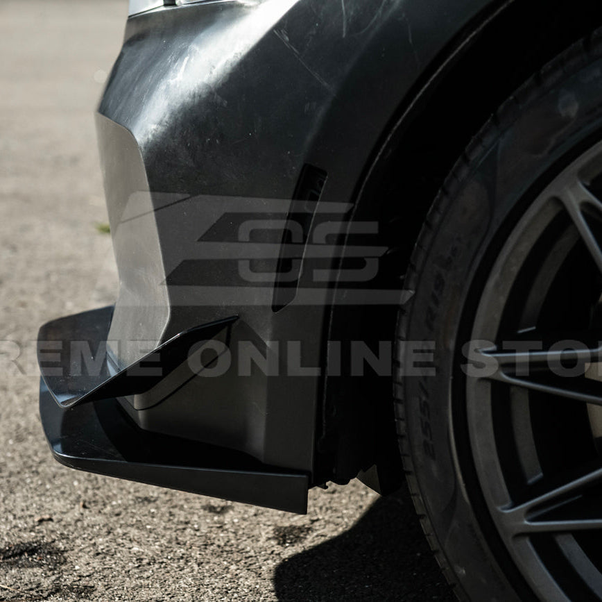 2024-Up Mustang GTD Style Full Conversion Primed Front Bumper Cover Grille Lip image 12