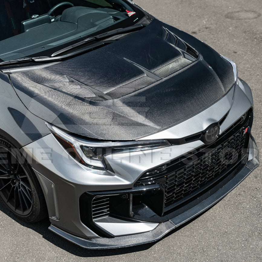2023-Up Toyota GR Corolla VRS Style Front Vented Bumper Hood image 11
