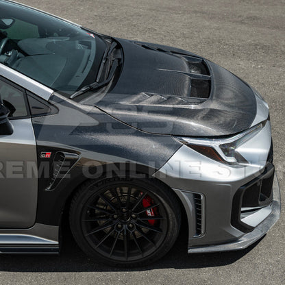 2023-Up Toyota GR Corolla VRS Style Front Vented Bumper Hood image 12