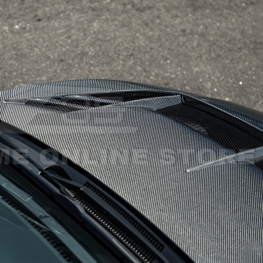 2023-Up Toyota GR Corolla VRS Style Front Vented Bumper Hood image 14