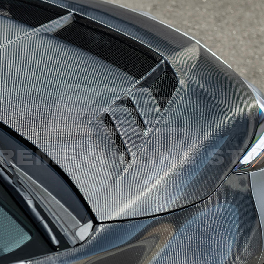 2023-Up Toyota GR Corolla VRS Style Front Vented Bumper Hood image 15