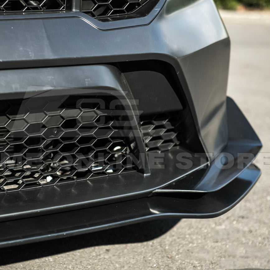 2024-Up Mustang GTD Style Full Conversion Primed Front Bumper Cover Grille Lip image 17