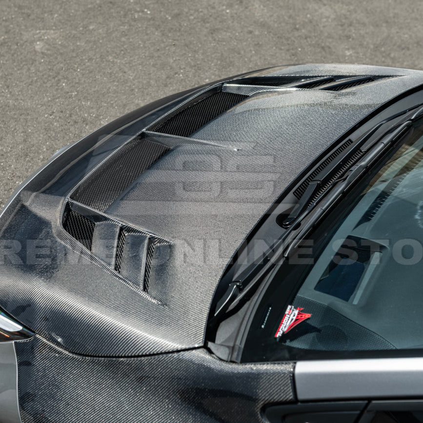 2023-Up Toyota GR Corolla VRS Style Front Vented Bumper Hood image 16