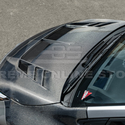 2023-Up Toyota GR Corolla VRS Style Front Vented Bumper Hood image 16