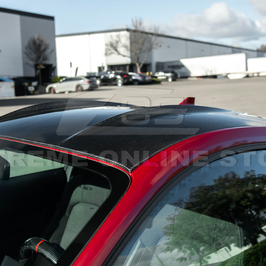 2015-Up Ford Mustang S650 Coupe Dry CARBON FIBER Tape-On Top Roof Panel Cover image 10