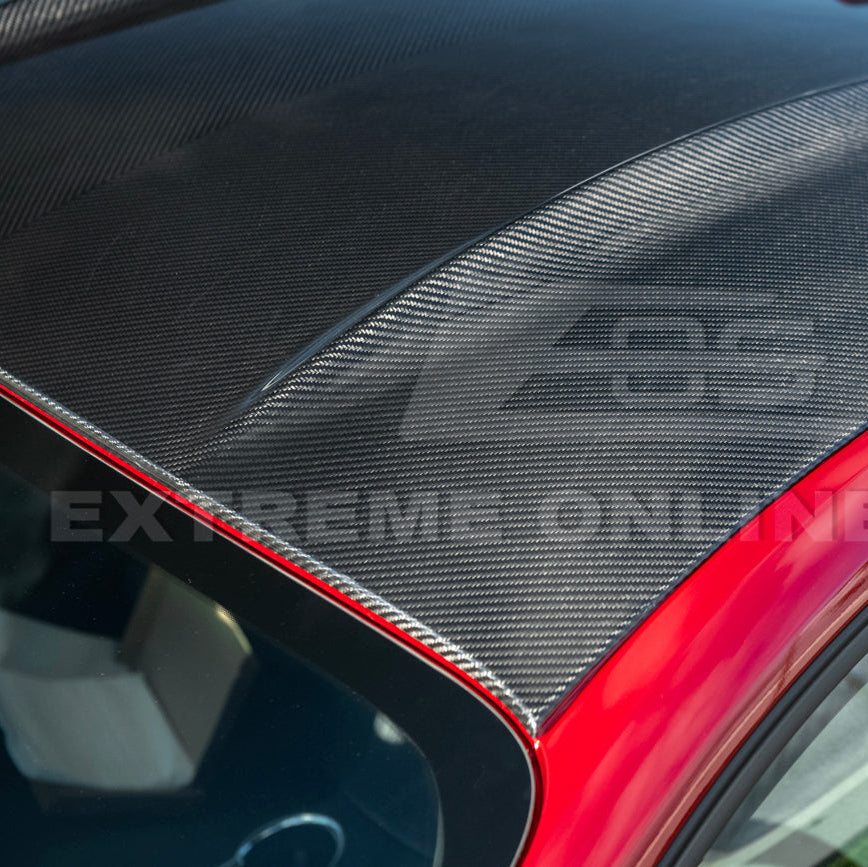 2015-Up Ford Mustang S650 Coupe Dry CARBON FIBER Tape-On Top Roof Panel Cover image 11