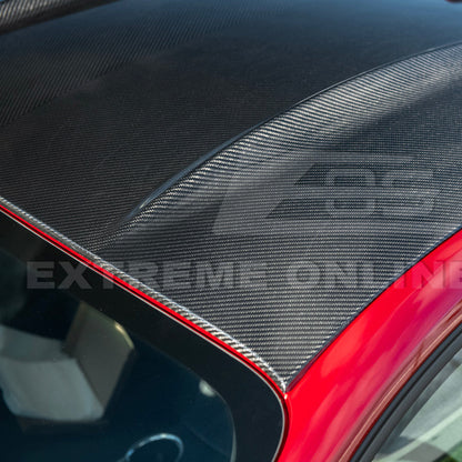 2015-Up Ford Mustang S650 Coupe Dry CARBON FIBER Tape-On Top Roof Panel Cover image 11