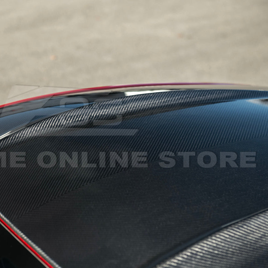 2015-Up Ford Mustang S650 Coupe Dry CARBON FIBER Tape-On Top Roof Panel Cover image 13