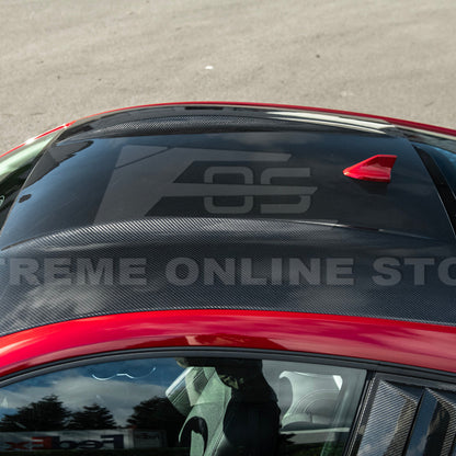 2015-Up Ford Mustang S650 Coupe Dry CARBON FIBER Tape-On Top Roof Panel Cover image 15
