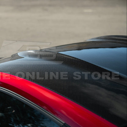 2015-Up Ford Mustang S650 Coupe Dry CARBON FIBER Tape-On Top Roof Panel Cover image 16