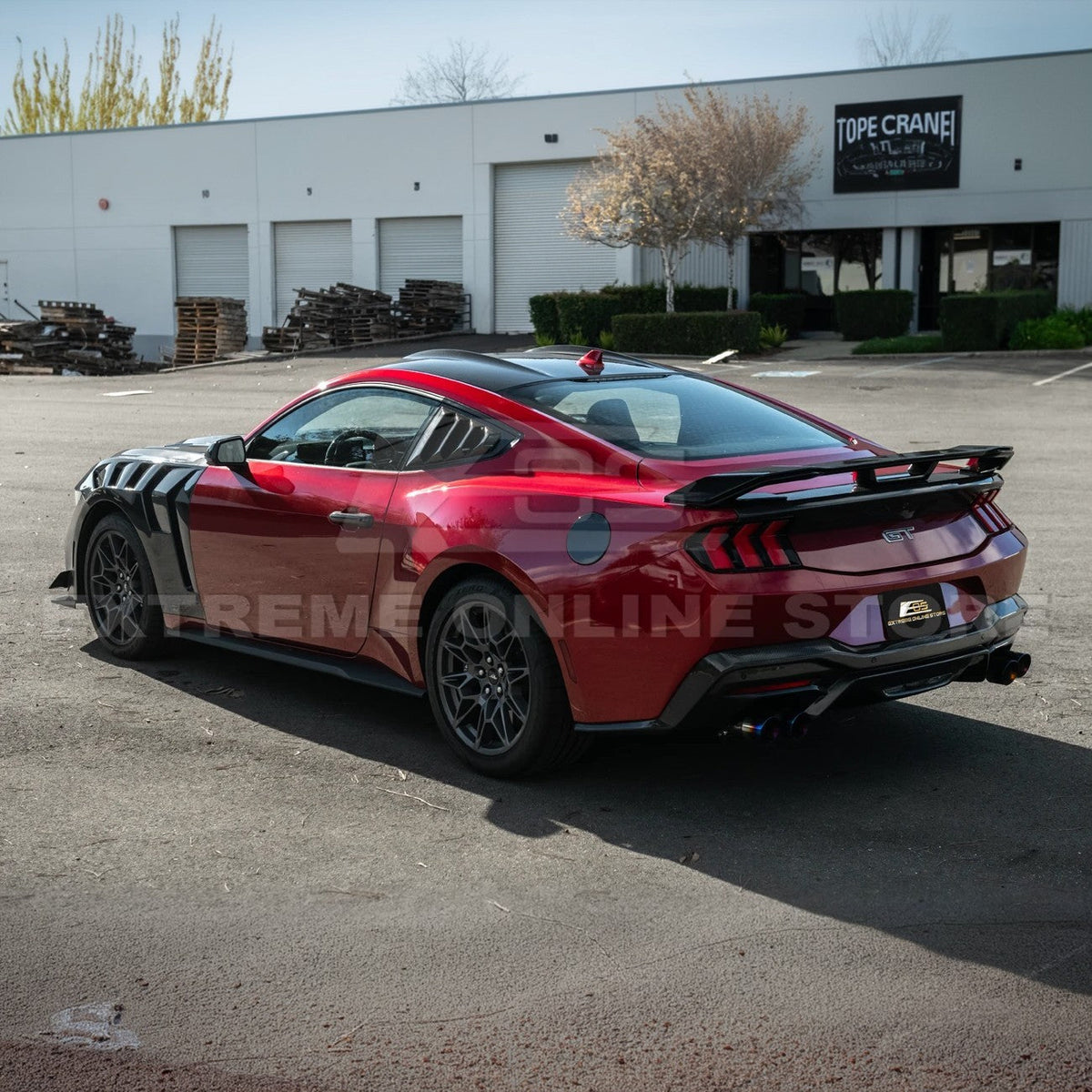 2015-Up Ford Mustang S650 Coupe Dry CARBON FIBER Tape-On Top Roof Panel Cover image 9