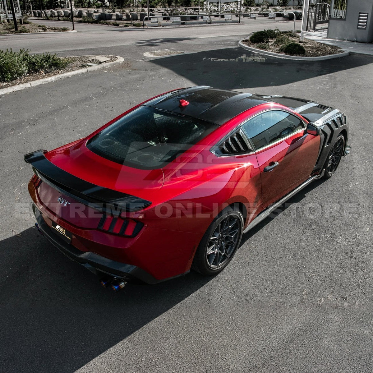 2015-Up Ford Mustang S650 Coupe Dry CARBON FIBER Tape-On Top Roof Panel Cover image 7