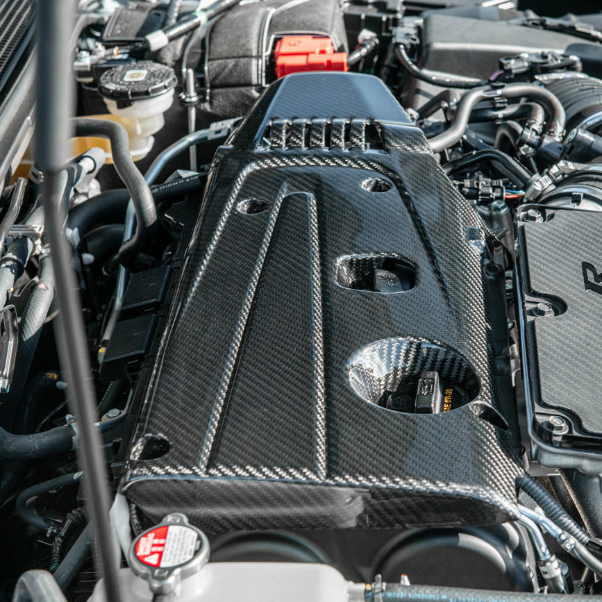 2017-Up Honda Civic FK8 FL5 Type-R Carbon Fiber Engine Valve Cover image 5