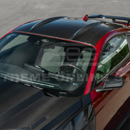2015-Up Ford Mustang S650 Coupe Dry CARBON FIBER Tape-On Top Roof Panel Cover image 18