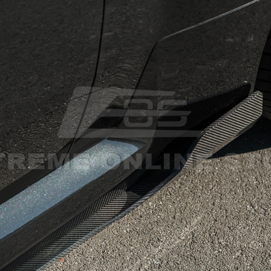 2023-Up BMW G87 M2 | TR Style Dry CARBON FIBER Side Skirts Rocker Panel Extension image 10