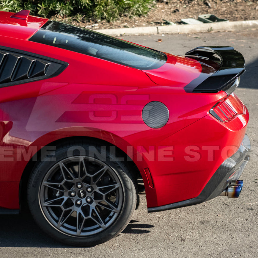 2024-Up Ford Mustang DarkHorse Style GLOSSY BLACK Rear Trunk Lid Wing Spoiler image 11