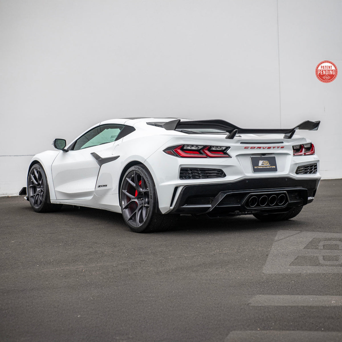 Chevrolet Corvette C8 Z06 DRY CARBON FIBER Rear High Wing image 4