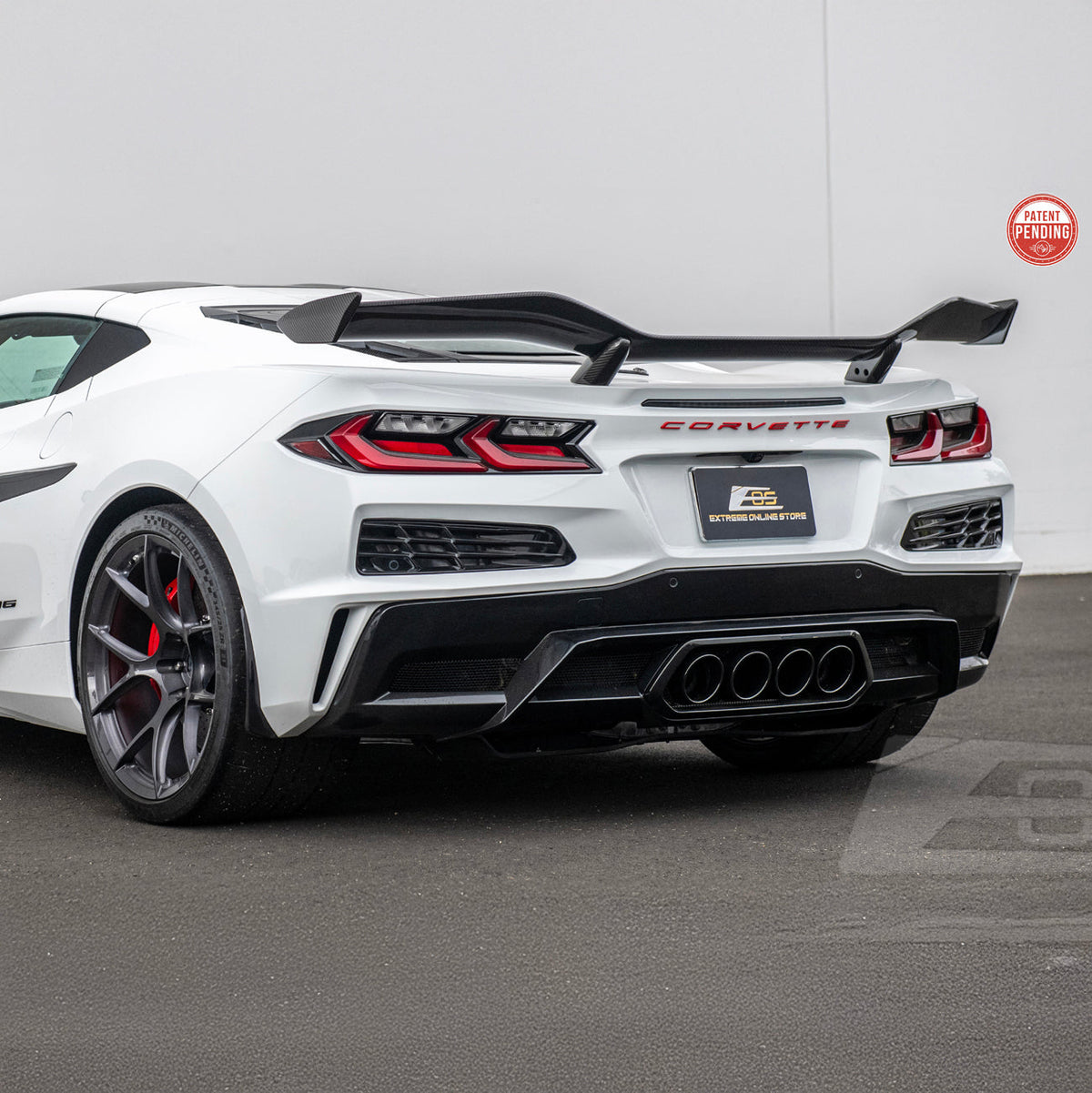 Chevrolet Corvette C8 Z06 DRY CARBON FIBER Rear High Wing image 5