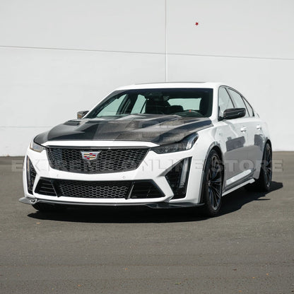 2022-24 Cadillac CT5-V Blackwing Dry Carbon Fiber Front Upper Lower Grille Trim image 30