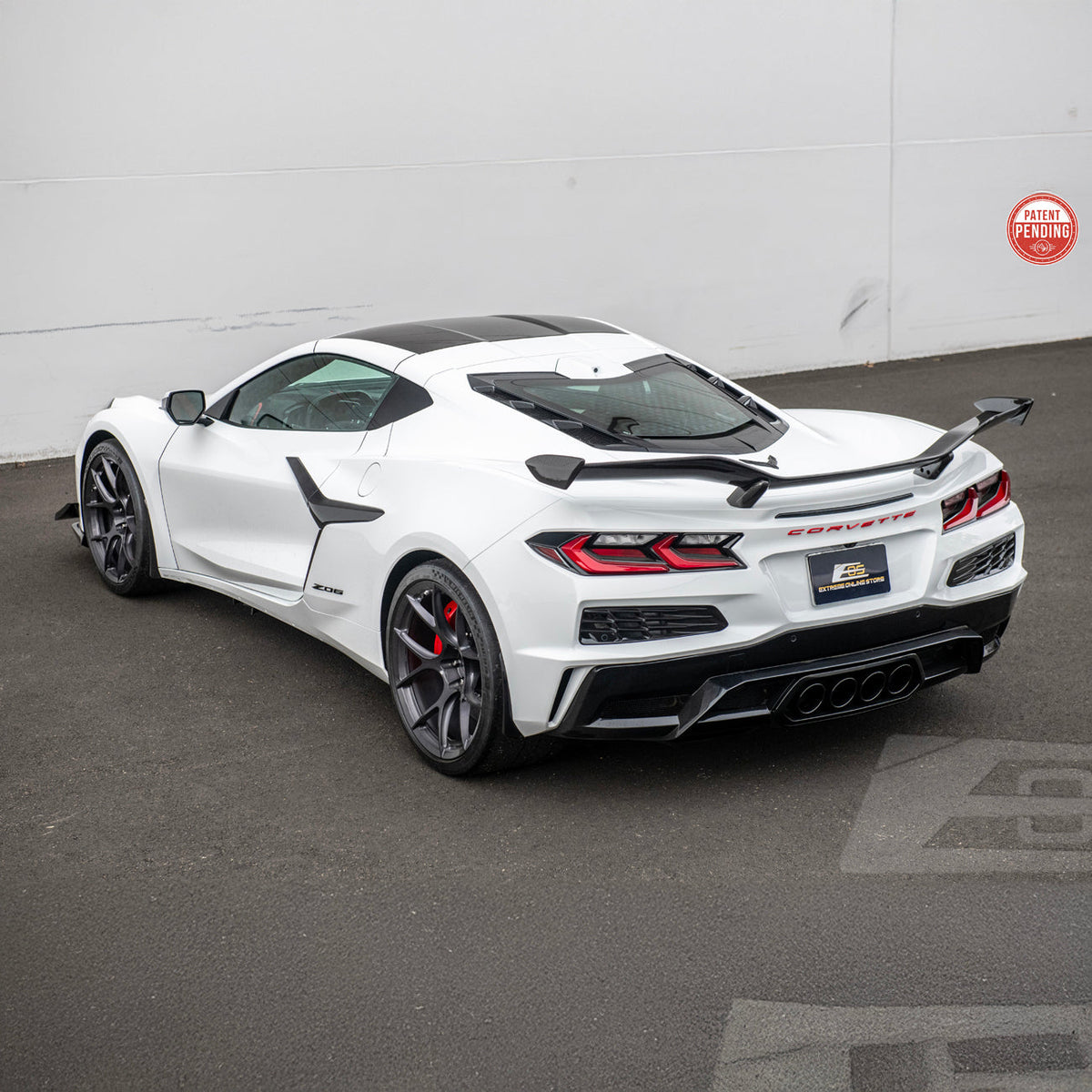Chevrolet Corvette C8 Z06 DRY CARBON FIBER Rear High Wing image 6