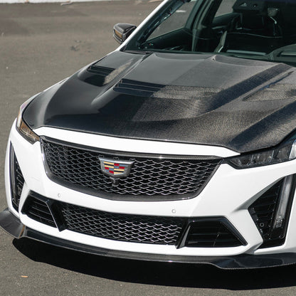 2022-24 Cadillac CT5-V Blackwing Dry Carbon Fiber Front Upper Lower Grille Trim image 51