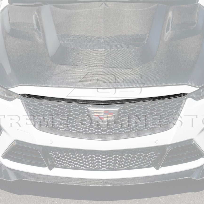 2022-24 Cadillac CT5-V Blackwing Dry Carbon Fiber Front Upper Lower Grille Trim image 29