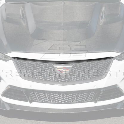 2022-24 Cadillac CT5-V Blackwing Dry Carbon Fiber Front Upper Lower Grille Trim image 29