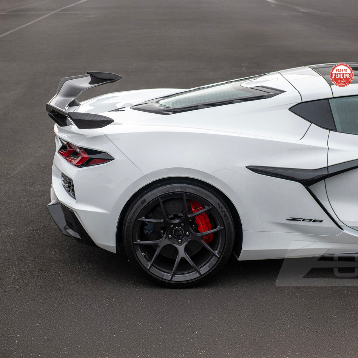 Chevrolet Corvette C8 Z06 DRY CARBON FIBER Rear High Wing image 11