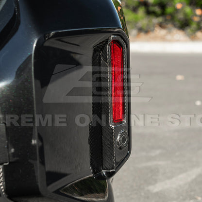 2023-Up BMW G87 M2 | Factory CARBON FIBER Replacement Rear Bumper Reflector image 13