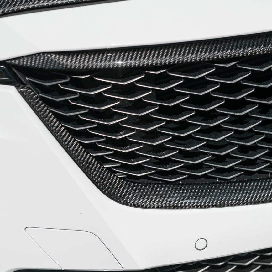 2022-24 Cadillac CT5-V Blackwing Dry Carbon Fiber Front Upper Lower Grille Trim image 55