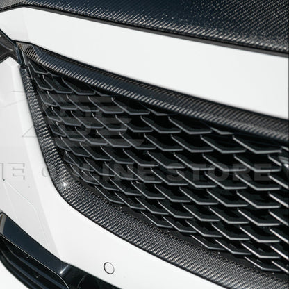 2022-24 Cadillac CT5-V Blackwing Dry Carbon Fiber Front Upper Lower Grille Trim image 10