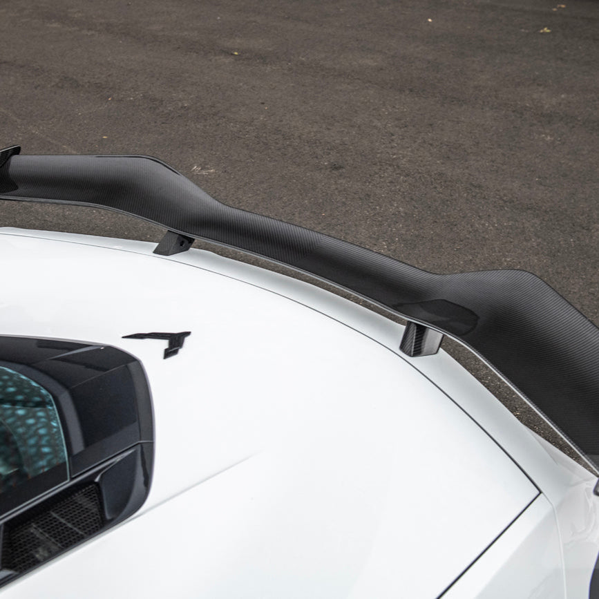 Chevrolet Corvette C8 Z06 DRY CARBON FIBER Rear High Wing image 13
